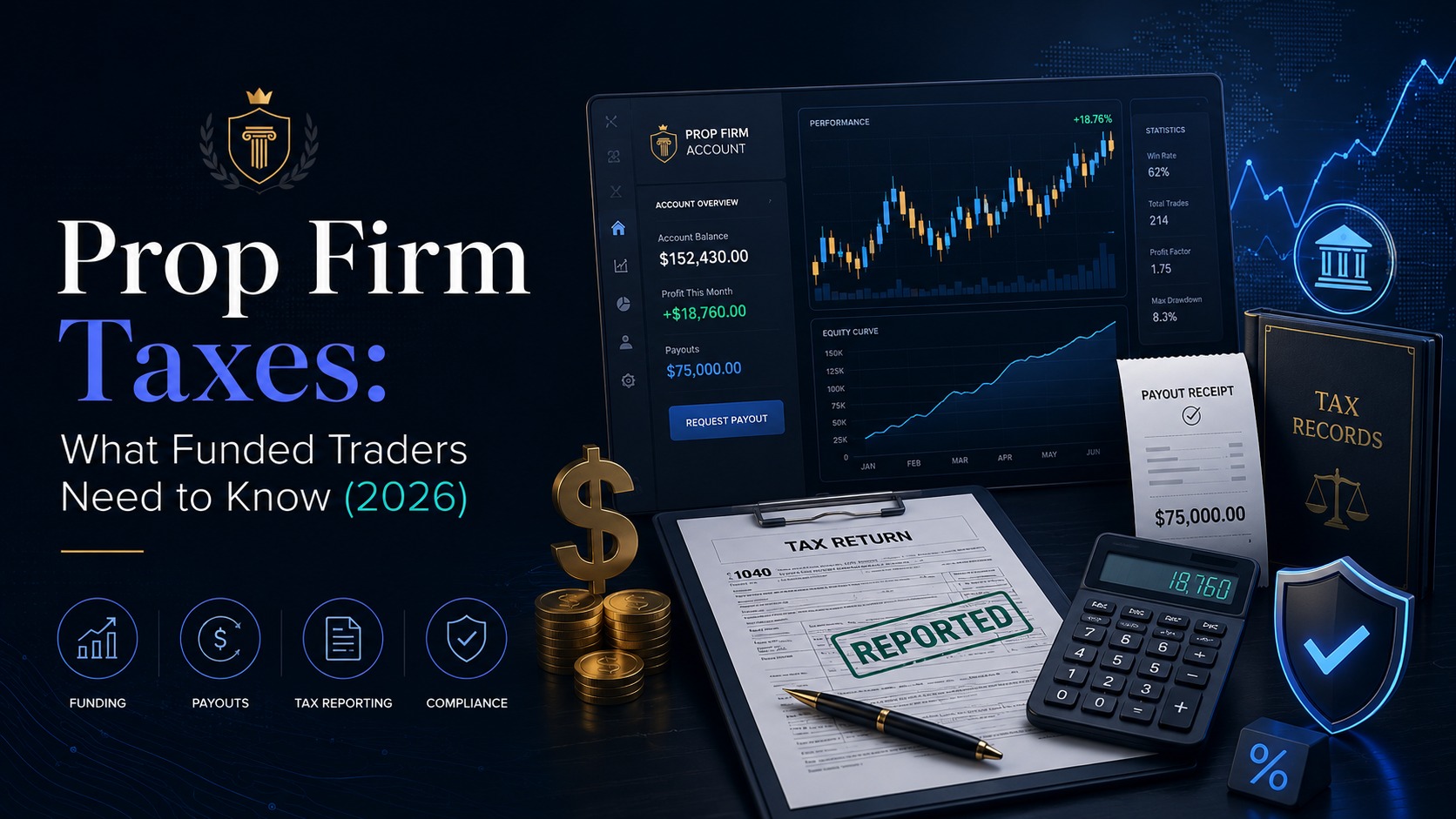 Prop Firm Taxes: What Funded Traders Need to Know (2026)